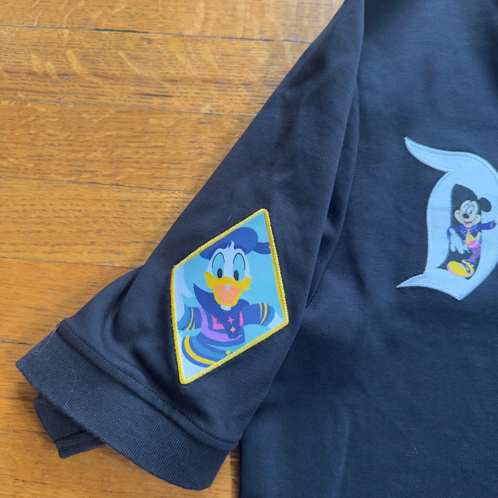 Disneyland Resort 70th Anniversary Baseball Jersey Black Size M Mickey Mouse - Picture 5 of 6